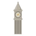 Big Ben in London icon, cartoon style Royalty Free Stock Photo