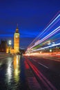 Big Ben London at night Royalty Free Stock Photo