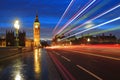 Big Ben London at night Royalty Free Stock Photo