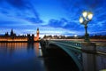 Big Ben London at night Royalty Free Stock Photo