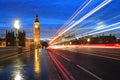 Big Ben London at night Royalty Free Stock Photo