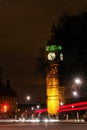 Big Ben, London - Night scene Royalty Free Stock Photo