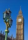 Big Ben And A London Street Lamp