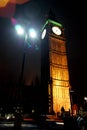 Big Ben at night.