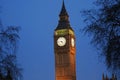 Big Ben at Night, close up Royalty Free Stock Photo