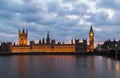 Big Ben Night London Royalty Free Stock Photo