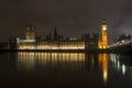 Big ben at night Royalty Free Stock Photo