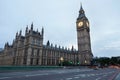 Big Ben and Palace of Westminster in the early morning in London Royalty Free Stock Photo