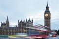 Big Ben and Palace of Westminster in the early morning Royalty Free Stock Photo