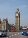 The big ben of the palace of westminster in London