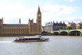 Big Ben, Palace Of Westminster, Westminster Bridge, River Thames In London, England, Europe
