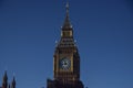 Big Ben scaffolding removed, London, UK