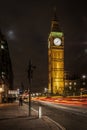 Big Ben & The Street Lights Royalty Free Stock Photo