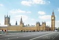 Big Ben in sunny day, London Royalty Free Stock Photo