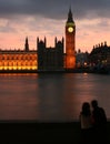 Big Ben Sunset Royalty Free Stock Photo