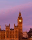 Big Ben sunset Royalty Free Stock Photo