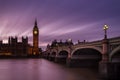 Big Ben at twilight London Royalty Free Stock Photo