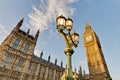 Big Ben tower clock at London, England Royalty Free Stock Photo