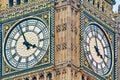 Big Ben tower clock at London, England Royalty Free Stock Photo