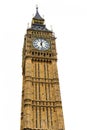 Big Ben tower isolated