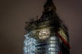 Big Ben under construction, London Royalty Free Stock Photo