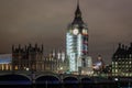 Big Ben under construction, London Royalty Free Stock Photo