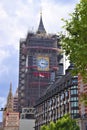 Big Ben under renovation, London, 2020 Royalty Free Stock Photo