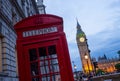 Big Ben and Westminster abbey in London, England Royalty Free Stock Photo