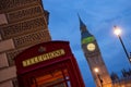 Big Ben and Westminster abbey in London, England Royalty Free Stock Photo