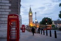 Big Ben and Westminster abbey in London, England Royalty Free Stock Photo