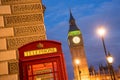 Big Ben and Westminster abbey in London, England Royalty Free Stock Photo