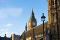 Big Ben and Westminster abbey in London, England Royalty Free Stock Photo