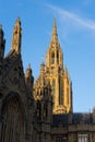 Big Ben and Westminster abbey in London, England Royalty Free Stock Photo