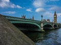 Big Ben, Westminster Abbey and Thames river