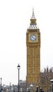 Big Ben in Winter Great Bell of the Great Clock of Westminster in London United Kingdom Europe