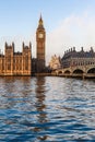 Big ben in winter morning