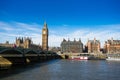 Big BenBig Ben and Westminster abbey in London, England Royalty Free Stock Photo