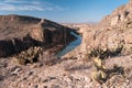 Big Bend National Park along the Rio Grande River Royalty Free Stock Photo