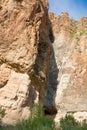 Big Bend National Park cliff face and cave