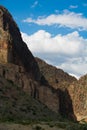 Big Bend National Park cliff face and caves