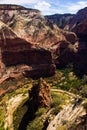 Big Bend of Zion National Park Royalty Free Stock Photo