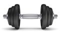 Big black dumbells Royalty Free Stock Photo