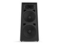 Big black loudspeaker