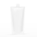 Big Blank Plastic Spouted Pouch For Sauce, Mayonnaise Or Ketchup