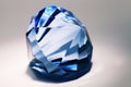 Big blue false diamond