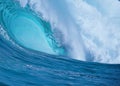 Big Blue Ocean Wave Royalty Free Stock Photo