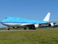 Big blue plane