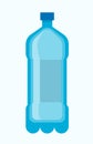 Big blue plastic bottle of fresh potable water. Royalty Free Stock Photo