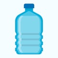 Big blue plastic bottle of fresh potable water. Royalty Free Stock Photo