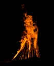Big bonfire Royalty Free Stock Photo